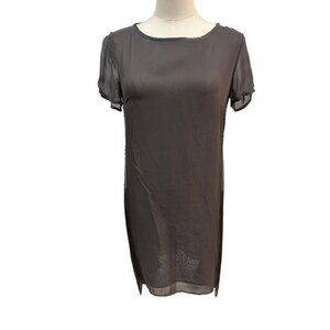AllSaints Blake Tee Dress UK 6 / US 2 Gray Embellished – Like New